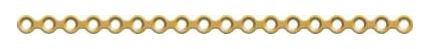 Straigth Plate 18 Holes, Thickness 0.8 mm, Green
