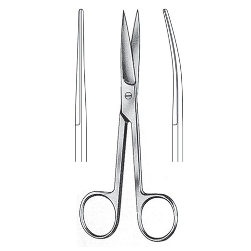 Standard Operating Scissors, S/S, Str, 13cm