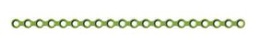 [FST-19-20M] Straight Plate 20 holes, Thickness 0.5, Green