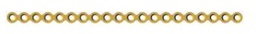 [FST-20-20M] Straight Plate 20 holes, Thickness 0.7,Gold