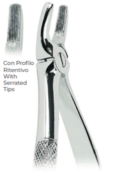 [RDJ-100-07] Extracting Forceps Con proﬁlo ritentivo With serrated tips for upper molars fig 7